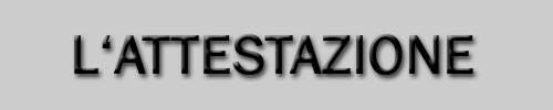 L'attestazione